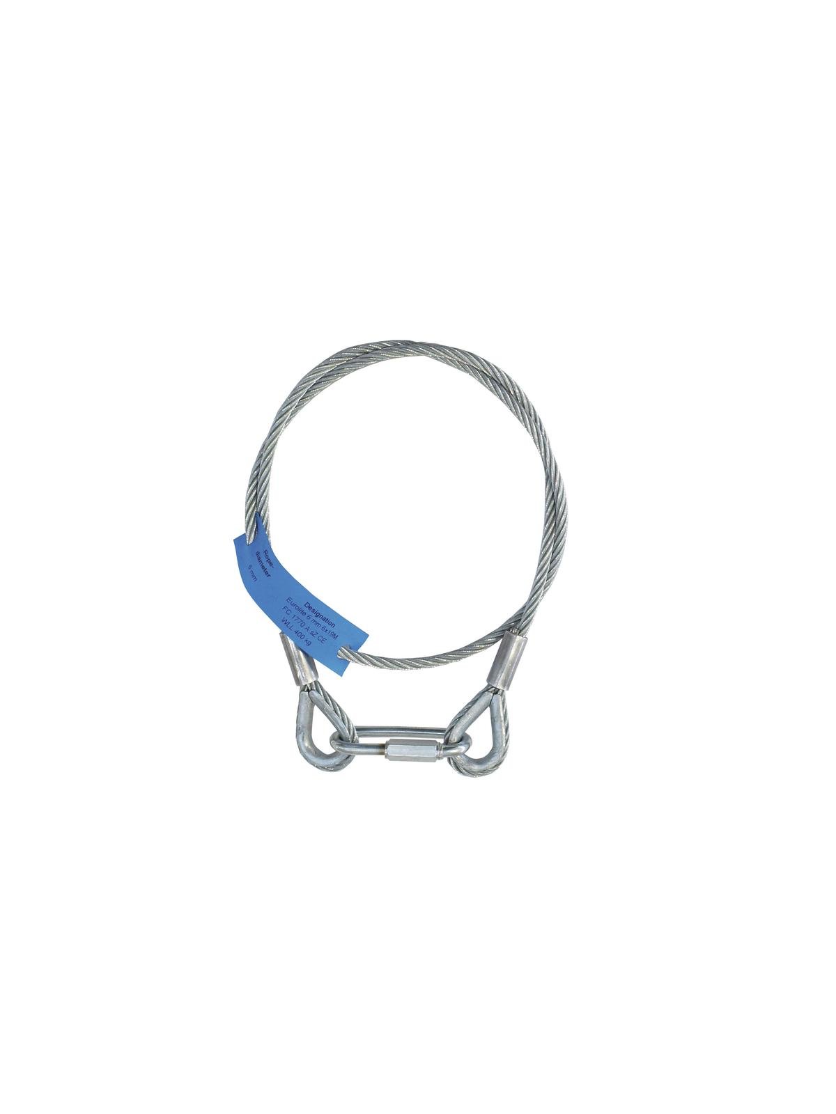 Eurolite AG-35FB Cable de Seguridad 6x1000mm 35kg de Seguridad 6x1000mm 35kg