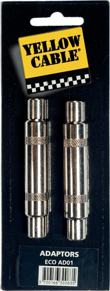 Yellow Cable ECO-AD01 Adaptador de ¼ Hembra Jack / Jack ECOAD01