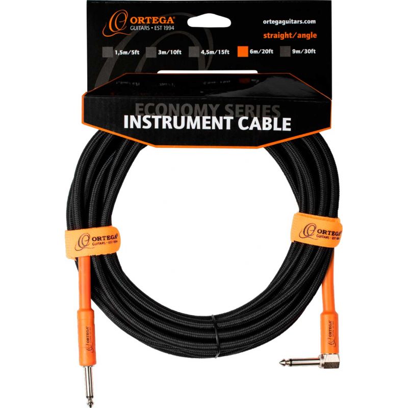 Ortega OECI-20 Cable para Guitarra 6 Metros OECI-20