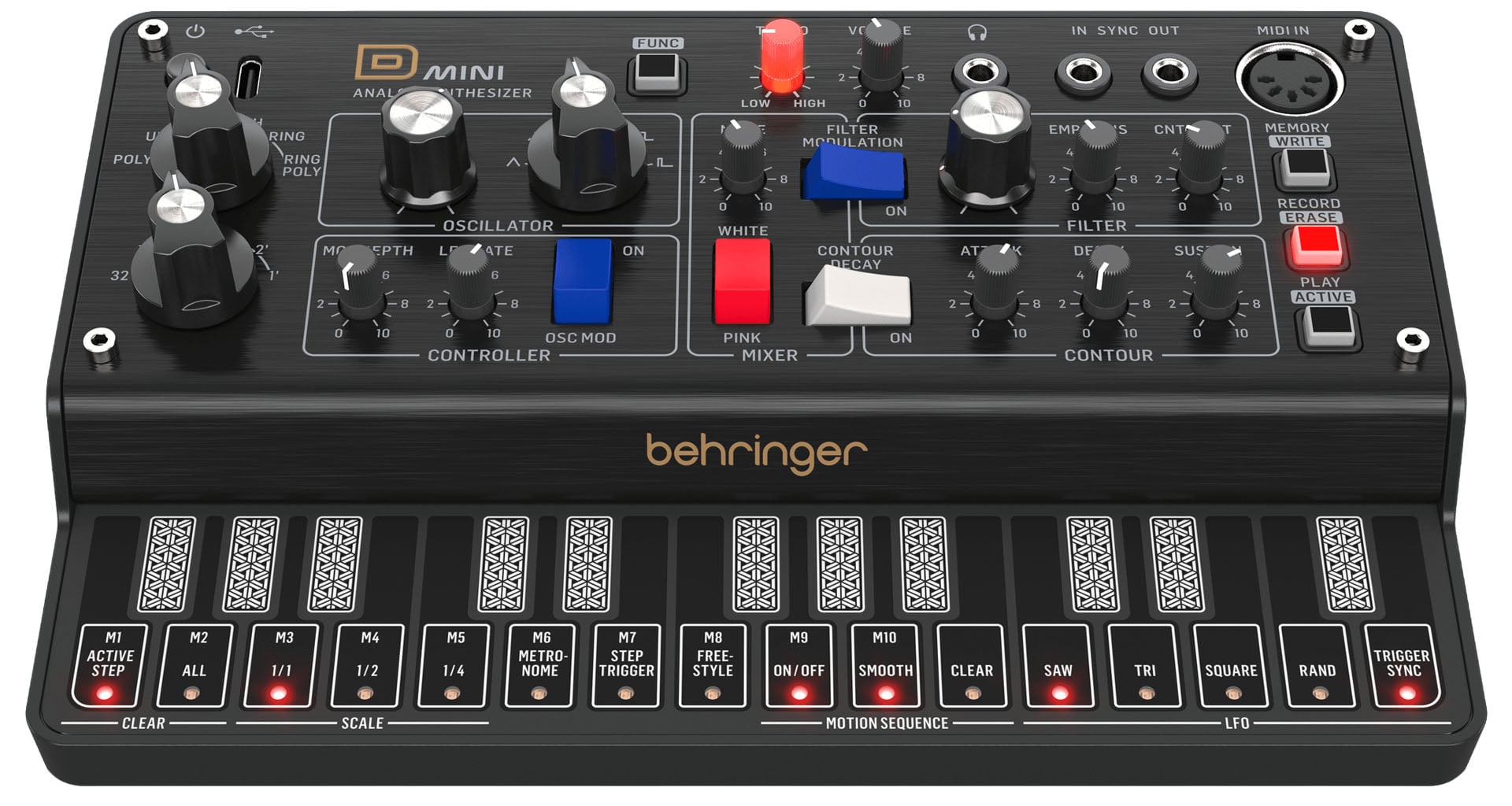 BEHRINGER D MINI Sintetizador Analógico BEHRINGER D MINI Sintetizador Analógico
