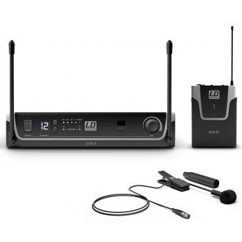 Ld systems u306 bpw sistema inalámbrico con petaca y micrófono clip para instrumentos de viento