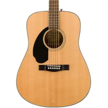 Fender cd-60s dreadnought wn natural lh. guitarra acústica para zurdos ( reacondicionado )