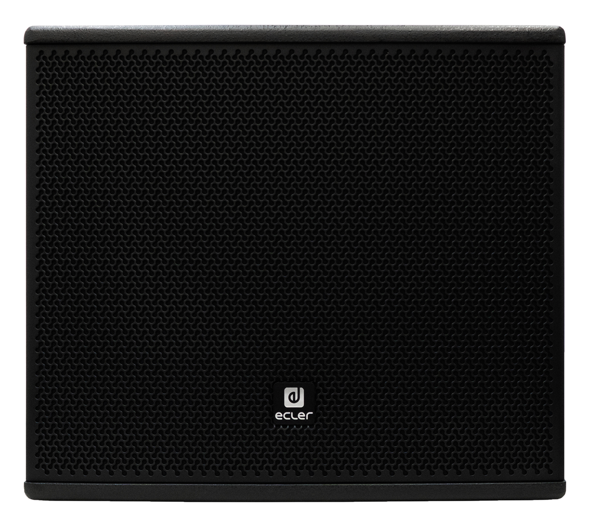 Ecler Subwoofer Activo 15" para Montaje en Pared Negro ARQISSB15i