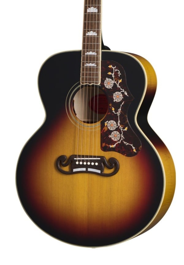 Epiphone 1957 SJ-200 Sunburts Vintage Guitarra Electroacústica con estuche 1957 SJ-200Sunburts