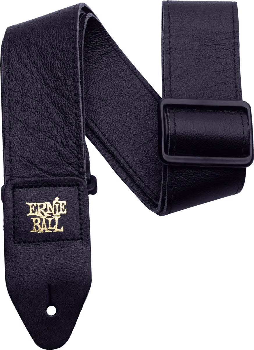 ERNIE BALL Correa De Cuero Italiano Tri-Glide 2?- Negra AEB4134