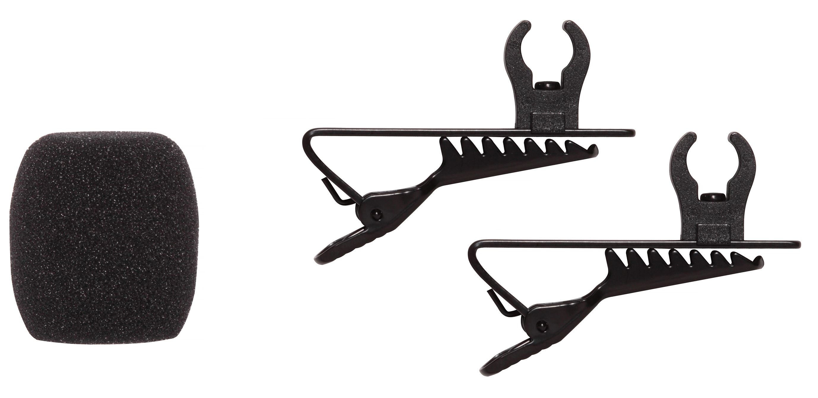 SHURE Kit para CVL con 2 pinza clip y 1 paravientos RK376