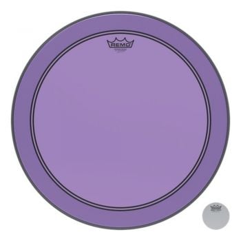 Remo 8128528 colortone powerstroke 3 clear 22 pulgadas p3-1322-ct-p parche bombo