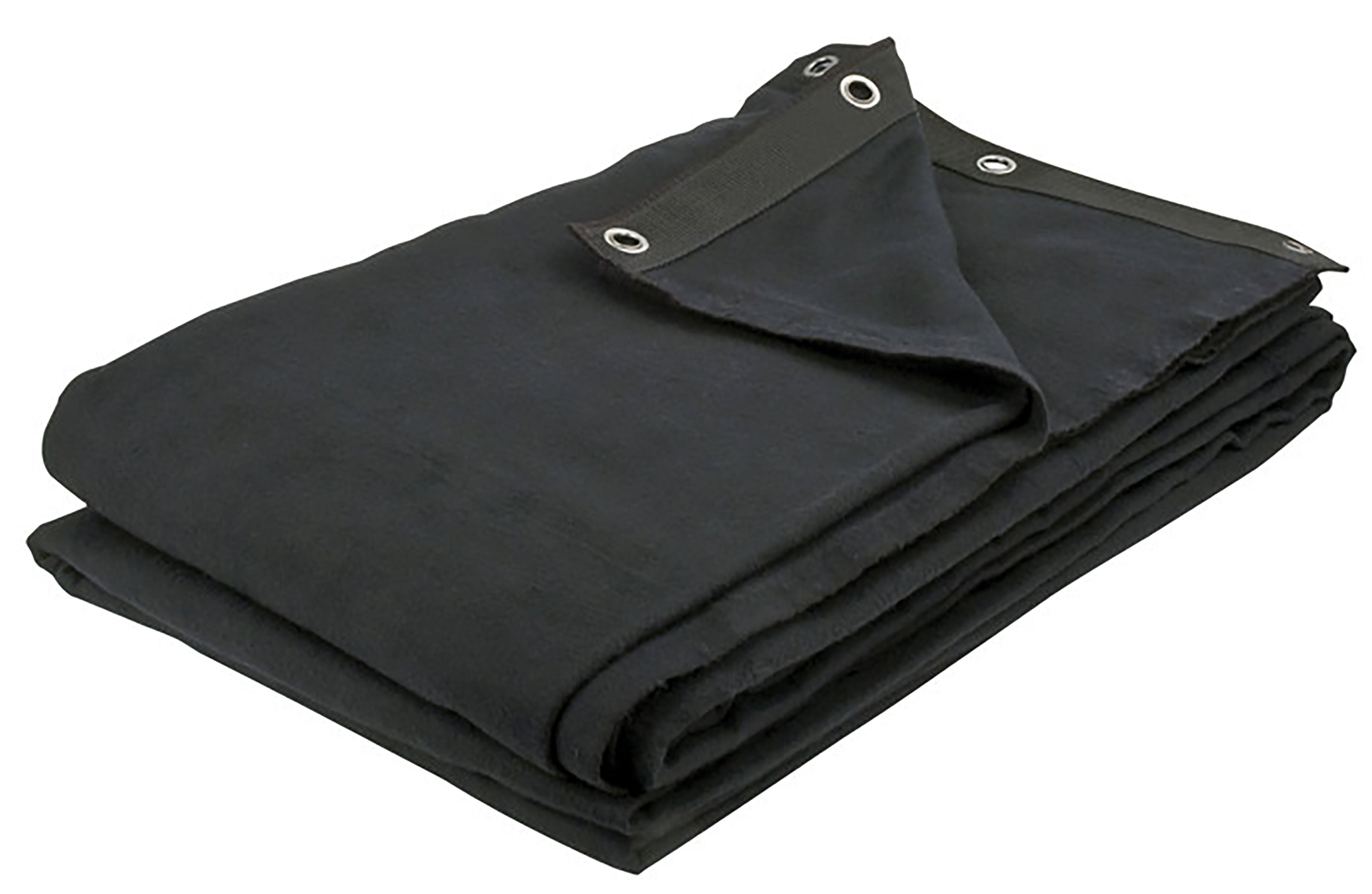 Showtec Deko Cortina de Telon Negra de 300 x 400 cm Deko Cortina