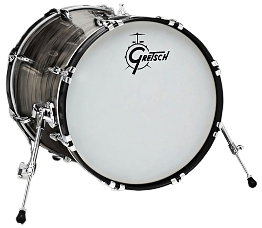 Gretsch Drums GBNT1422KKCST301 Bombo USA Brooklyn 22x14" Grey Oyster Bombo USA Brooklyn 22x14 Pulgadas Grey Oyster