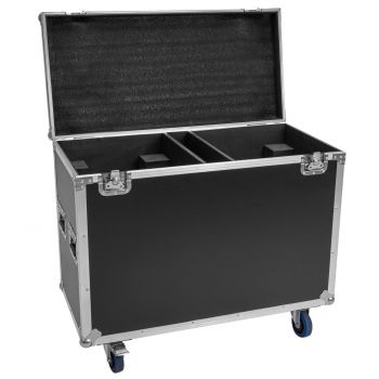 Roadinger flightcase 2x ip tmh-h760 con ruedas