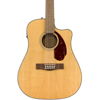Fender cd-140sce-12 natural + estuche guitarra acústica