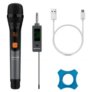 Audibax missouri free hand uhf micrófono mano inalámbrico