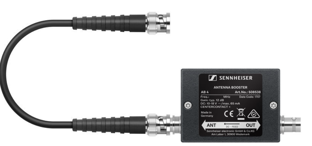 Sennheiser AB 4-GW Módulo Amplificador De Antena En Línea AB 4-GW