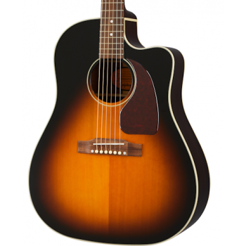 Epiphone j-45 ec aged vintage sunburst gloss guitarra electroacústica