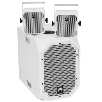 Omnitronic set bob-10a wh + 2x bob-4 white