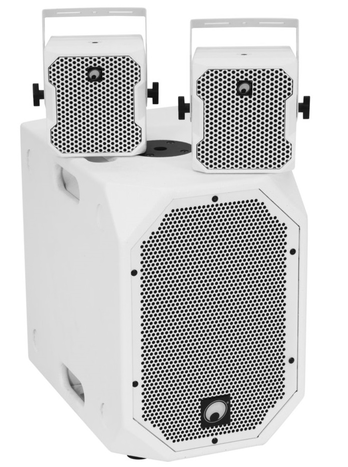 Omnitronic Set BOB-10A wh + 2x BOB-4 White Set BOB-10A wh + 2x BOB-4 wh