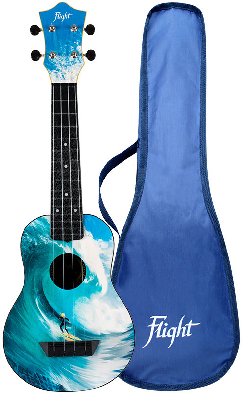 Flight TUS-25 Ukelele Soprano Travel Surf Ukelele Soprano Flight TUS-25 Travel Surf