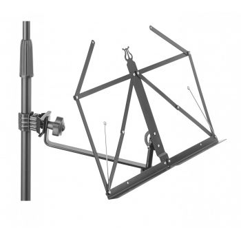 Stagg scl-mus atril plegable con abrazadera