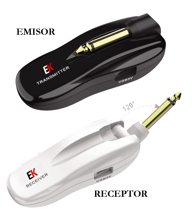 EK Audio Transmisor Inalámbrico Para Guitarra Y Bajo gbwl EKGBWL