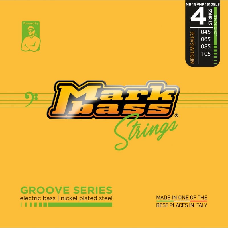 Markbass MB4GVNP45105LS Juego de Cuerdas para Bajo MB4GVNP45105LS