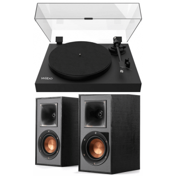 Equipo hifi giradiscos wiibo lyra 500+ klipsch r41pm altavoces activos