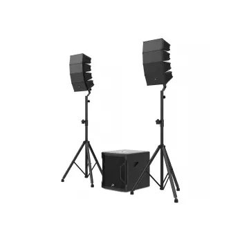Audibax seattle 500 line array compacto + soportes