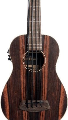 Kala Ubebyfs Ukelele U-Bass Electrificado Ébano Satinado UBEBYFS