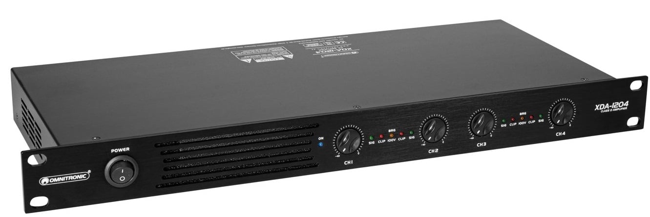 Omnitronic XDA-1204 Amplificador PA Multicanal XDA-1204