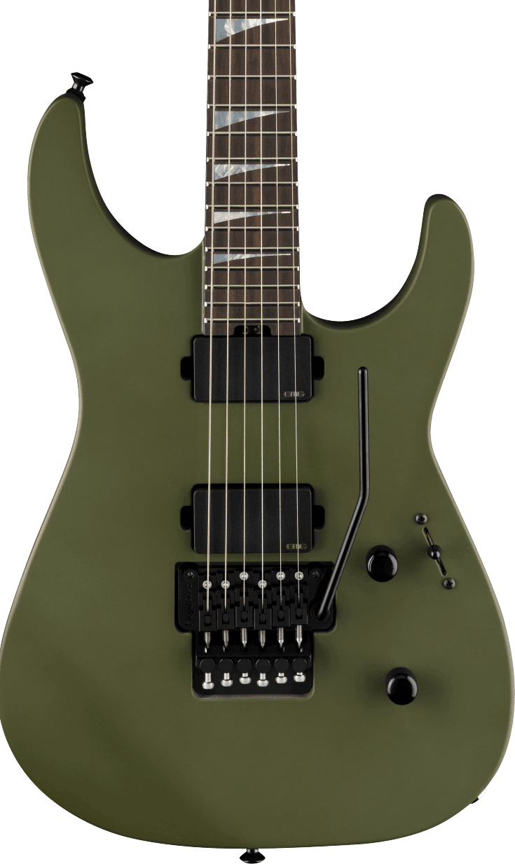 Jackson SL2MG American Series Soloist Matte Army Drab Guitarra Eléctrica SL2MG Matte Army Drab