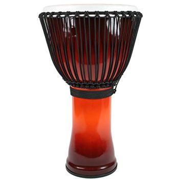 Toca percussion tf2dj-14afs djembe freestyle ii rope tuned african sunset