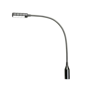 Adam hall lámpara flexo con xlr de 4 pines y 4 led cob