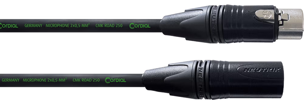 Cordial Cable de micrófono XLR de 10 m ECLCRM10FM