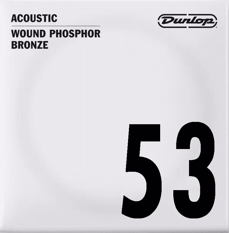 Dunlop Cuerda Acústica Dunlop 92/8 Phosphor Bronze .053 CDUDAP53