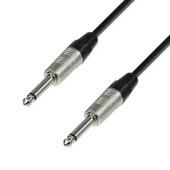 Adam Hall Cables K4 IPP 0150 Cable de Instrumento REAN de Jack 6,3 mm mono a Jack 6,3 mm mono 1,5 m