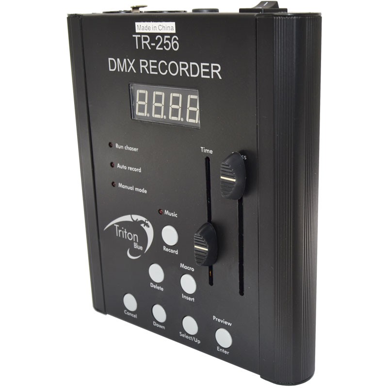 Triton Blue Grabador y reproductor DMX 256 canales Grabador y reproductor de señal DMX de 256 canales