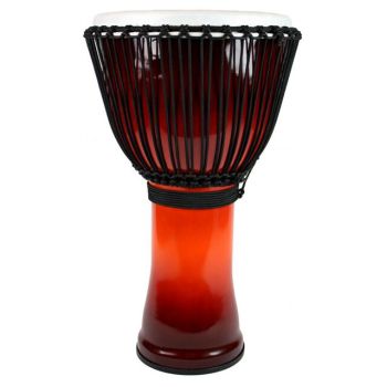 Toca percussion sfdj-14afsb african sunset djembe freestyle afinación cuerda