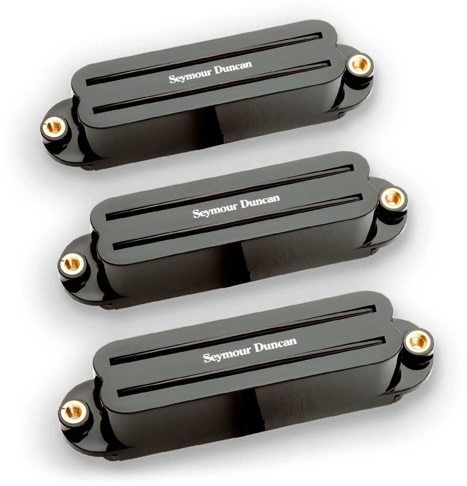 Seymour Duncan Set Hot Rails Strat Black Set Hot Rails Strat Black
