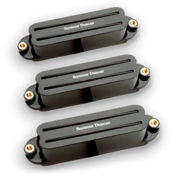 Seymour duncan set hot rails strat black