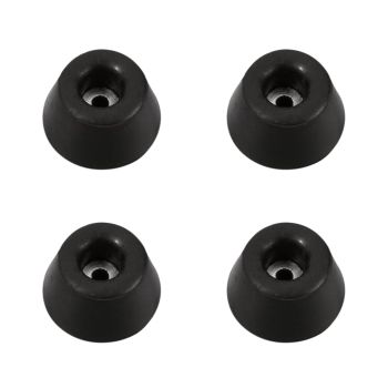Adam hall el conjunto de 4 pie de goma 30 x 15 mm en bolsa