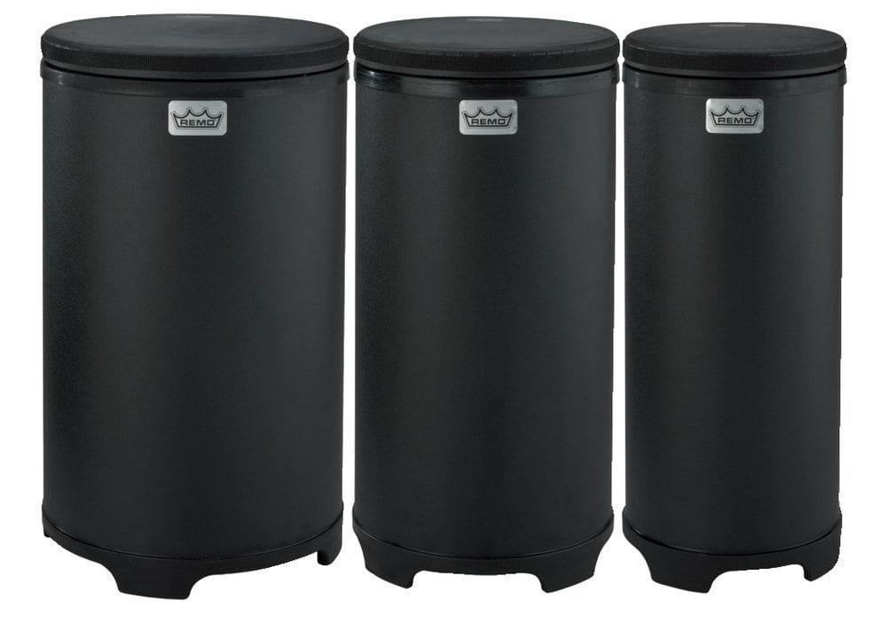 Remo Sets Festival Tubano Black Matte Sets Festival Tubano
