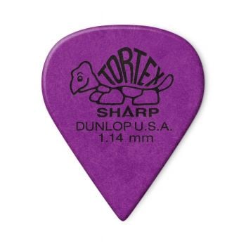 Dunlop tortex sharp de 1,14 mm pack 12 un.