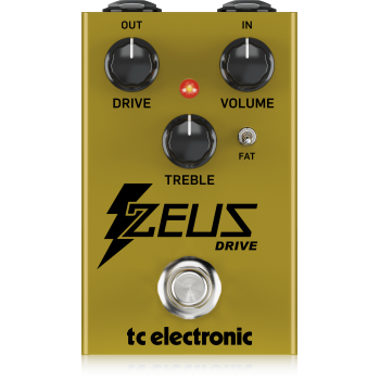 Tc electronic zeus overdrive, pedal efectos
