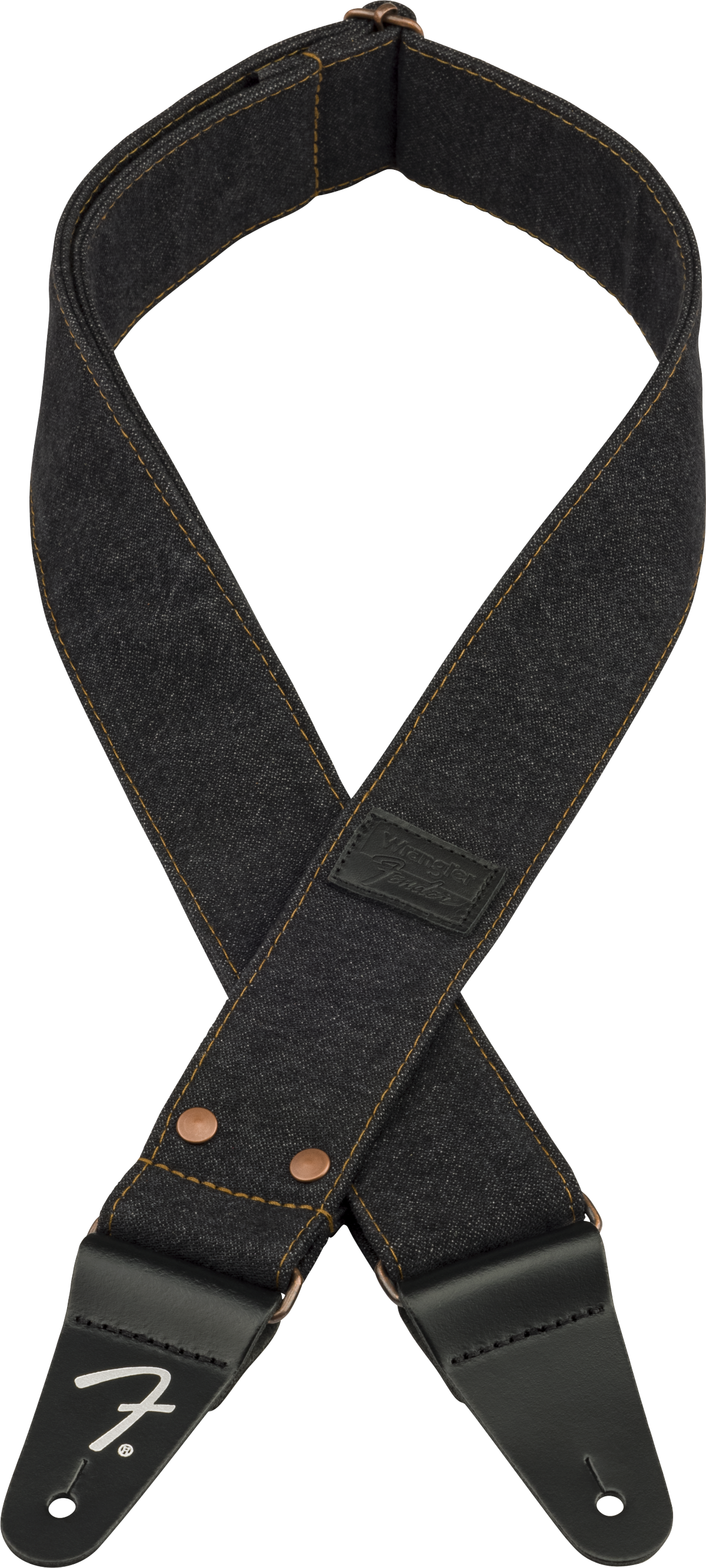 Fender x Wrangler Correa de Mezclilla Negra 990638005.00