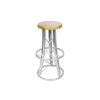 Alutruss bar stool, curved