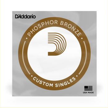 D´addario pb038 phosphor bronze wound acoustic guitar single string,