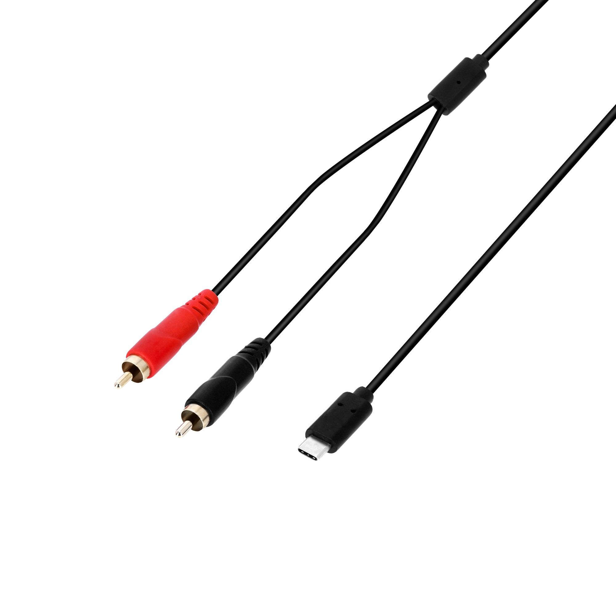 Adam Hall Cable en Y de audio USB-C | 2 RCA macho a USB-C | 3 m 3 STAR Y CC USB-C 0300