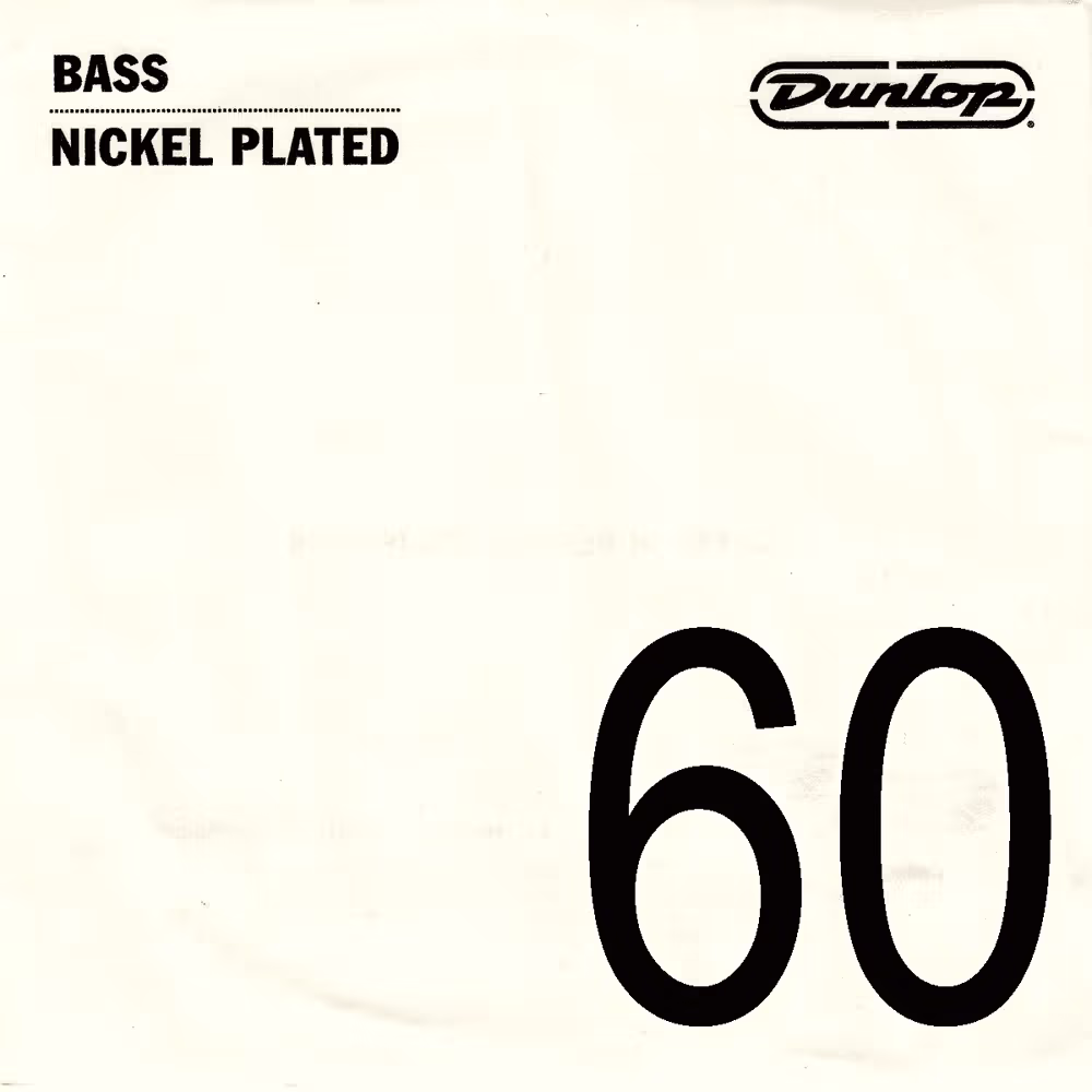 Dunlop cuerda bajo dunlop nickel entorchado .060