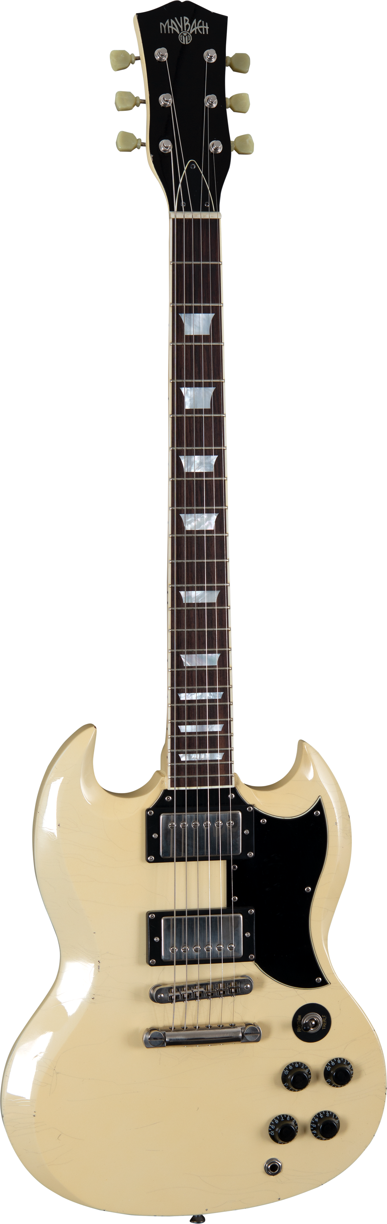 Maybach Guitars Albatroz-65-2-Vc - Guitarra Electrica Tipo Sg Vintage 2 Humbuckers Albatroz 65-2 VC