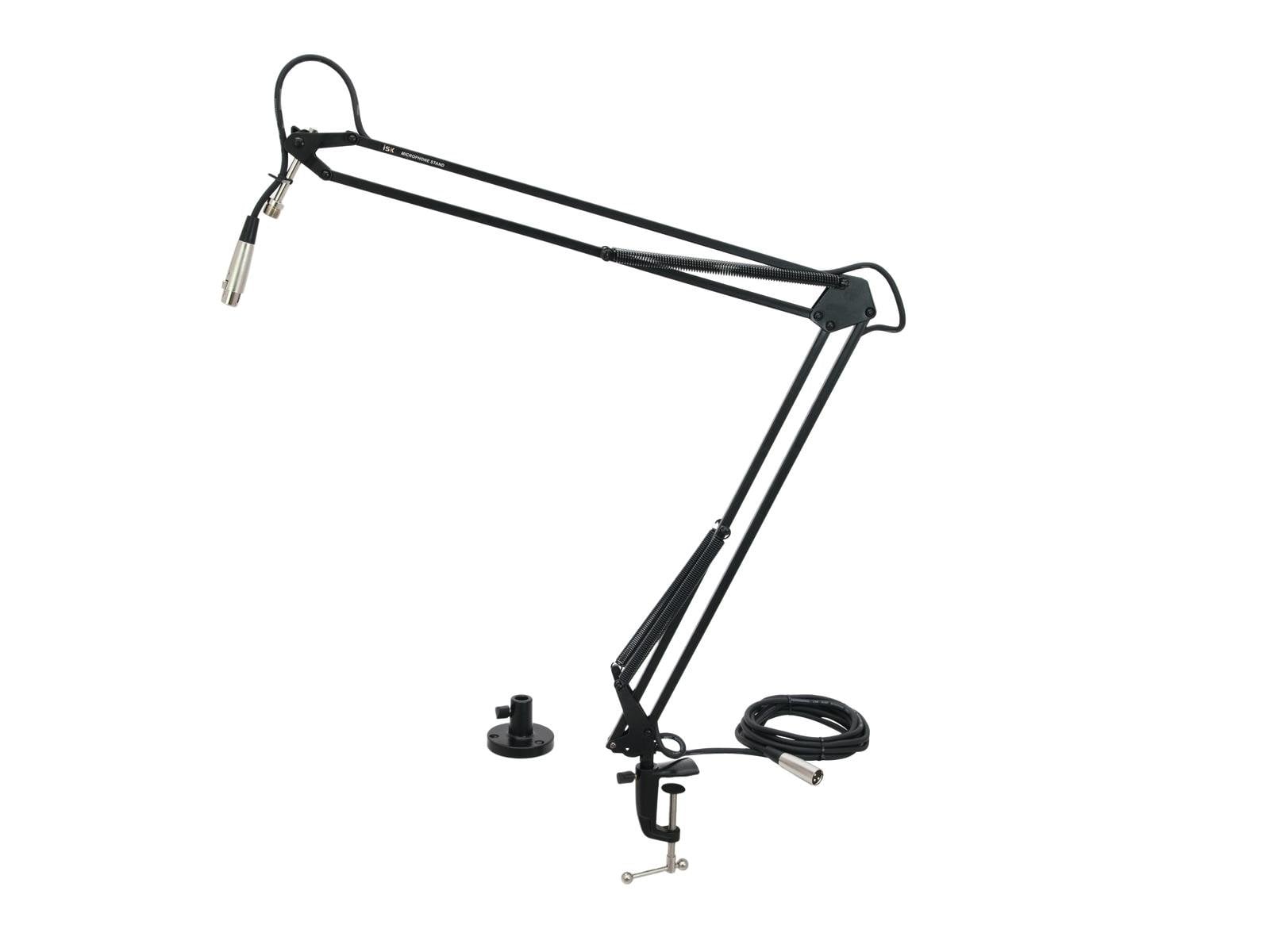 Omnitronic TMA-2 bk Soporte telescópico con cable XLR para Micrófono TMA-2 bk