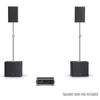 Ld systems stinger g3 event set -2 altavoces pasivos de 10 para megafonía + 2 subwoofers pasivos de 15 + rack de amplificación